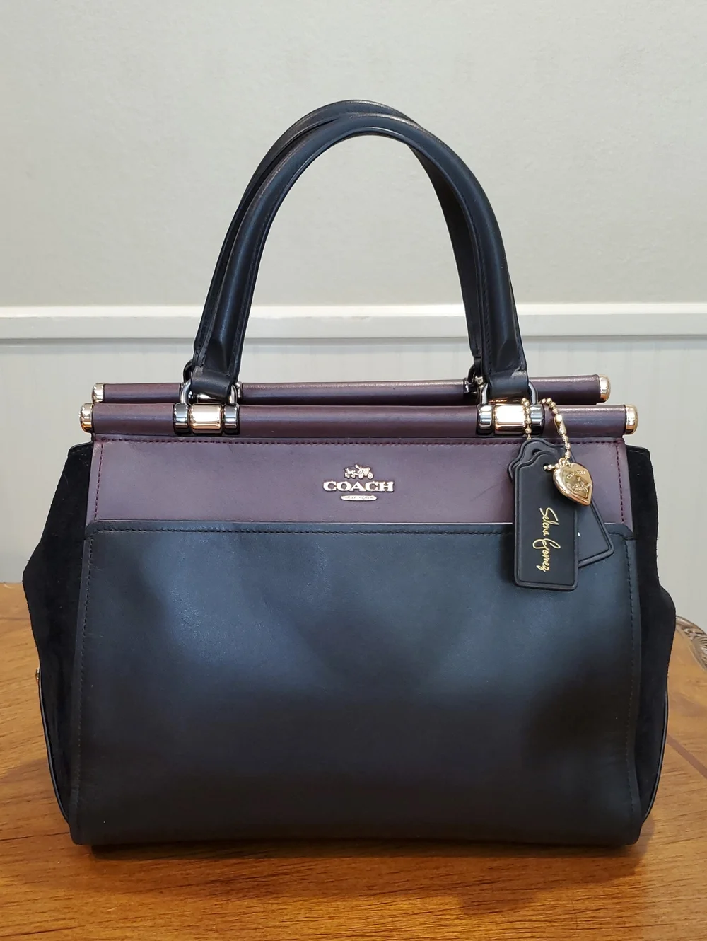 Like NEW Coach x Selena Gomez Colorblock Grace Bag